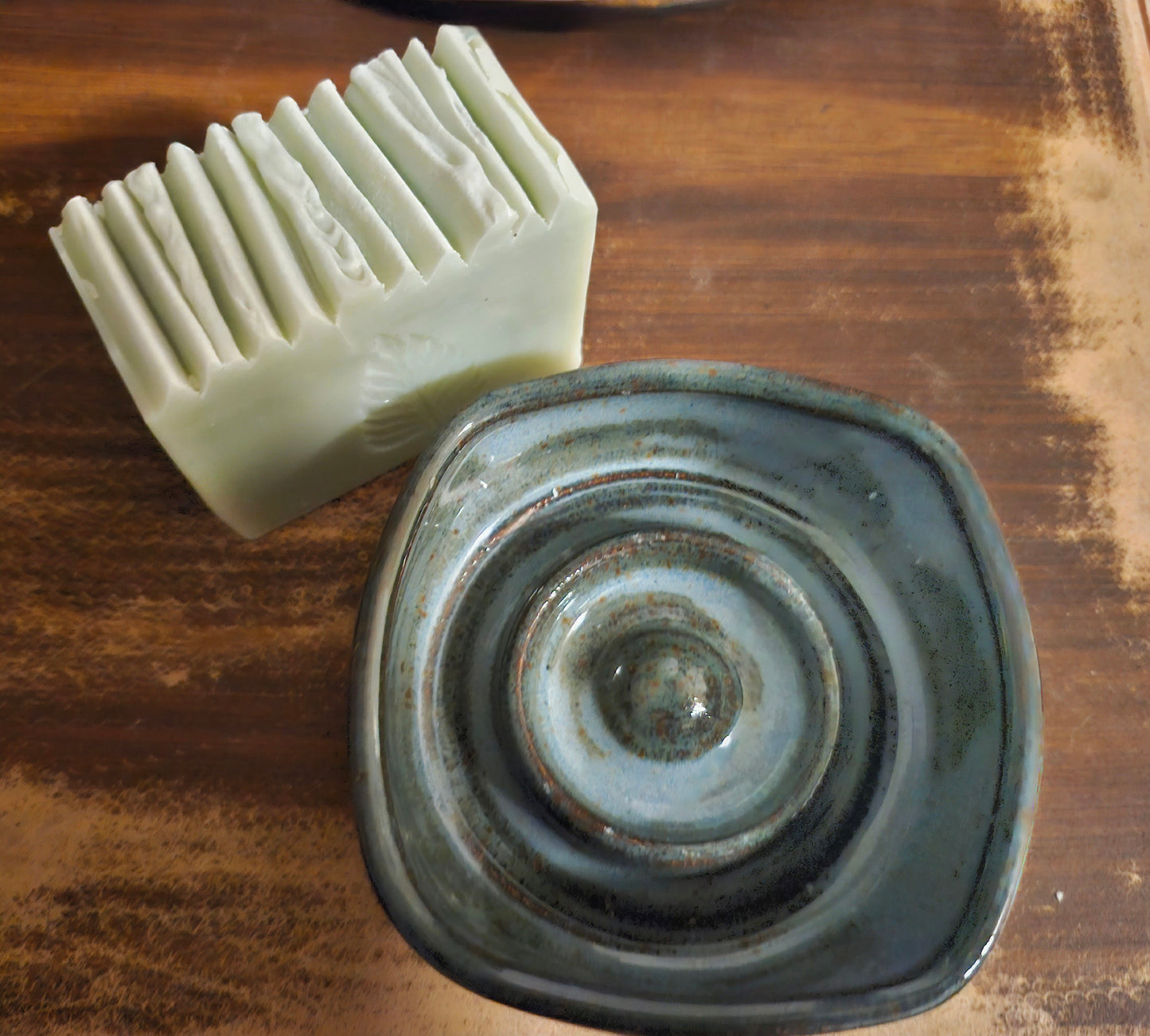 Soap Dish - For Dish Soap Bar/Blue