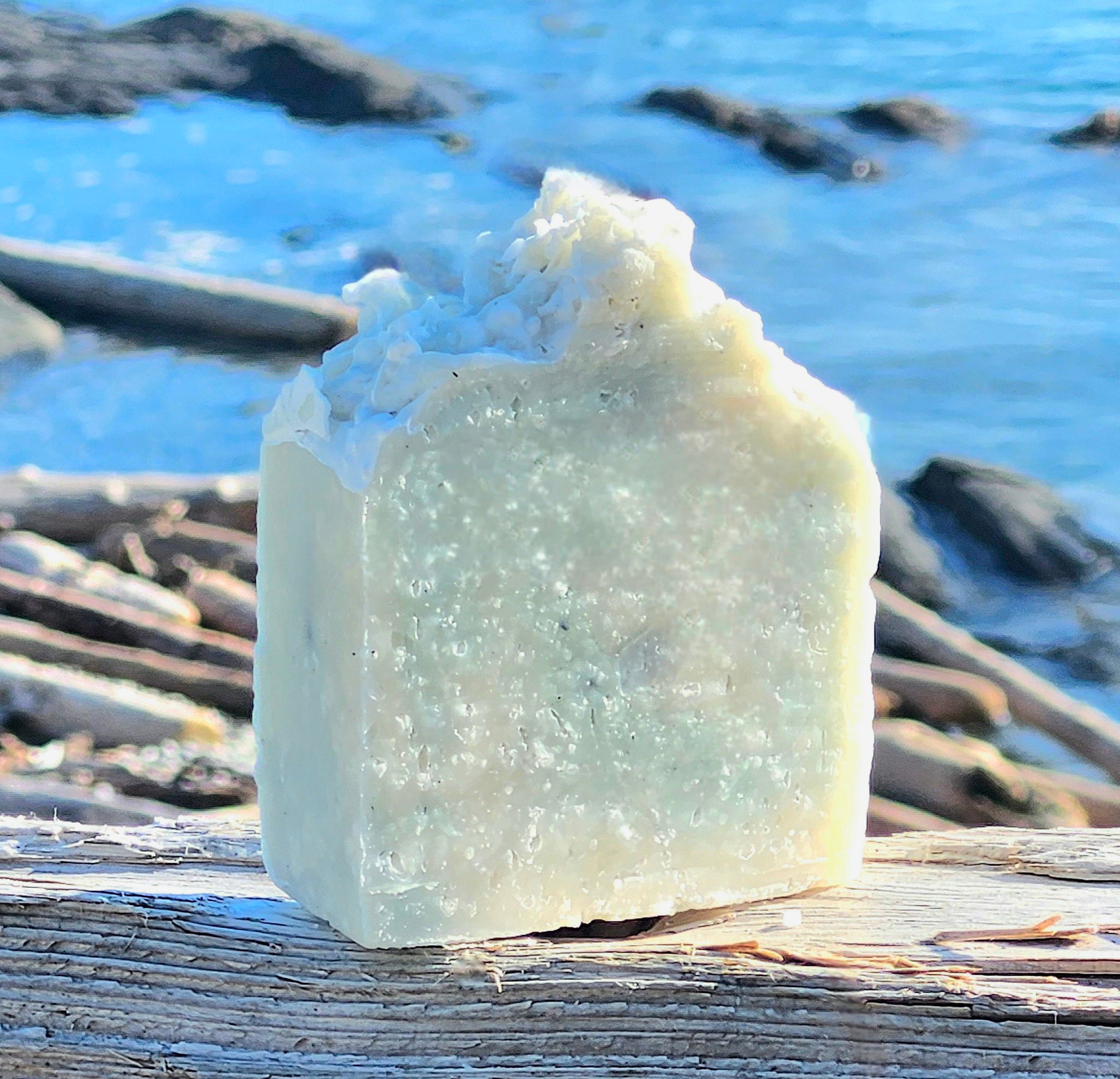 Soap Bar - Salish Sea Salt Bar with Eucalyptus and Peppermint