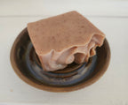 Soap Dish - Brown and blue