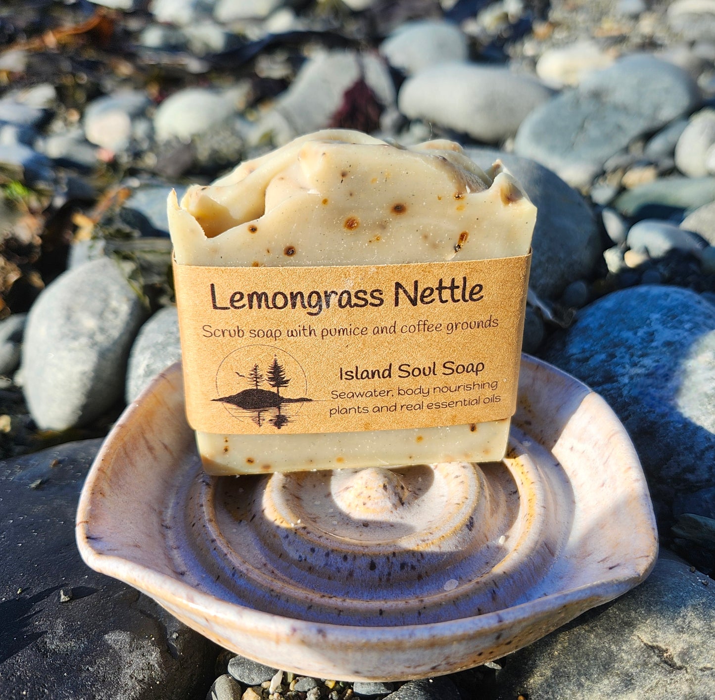 Soap Bar - Lemongrass Nettle Scrub