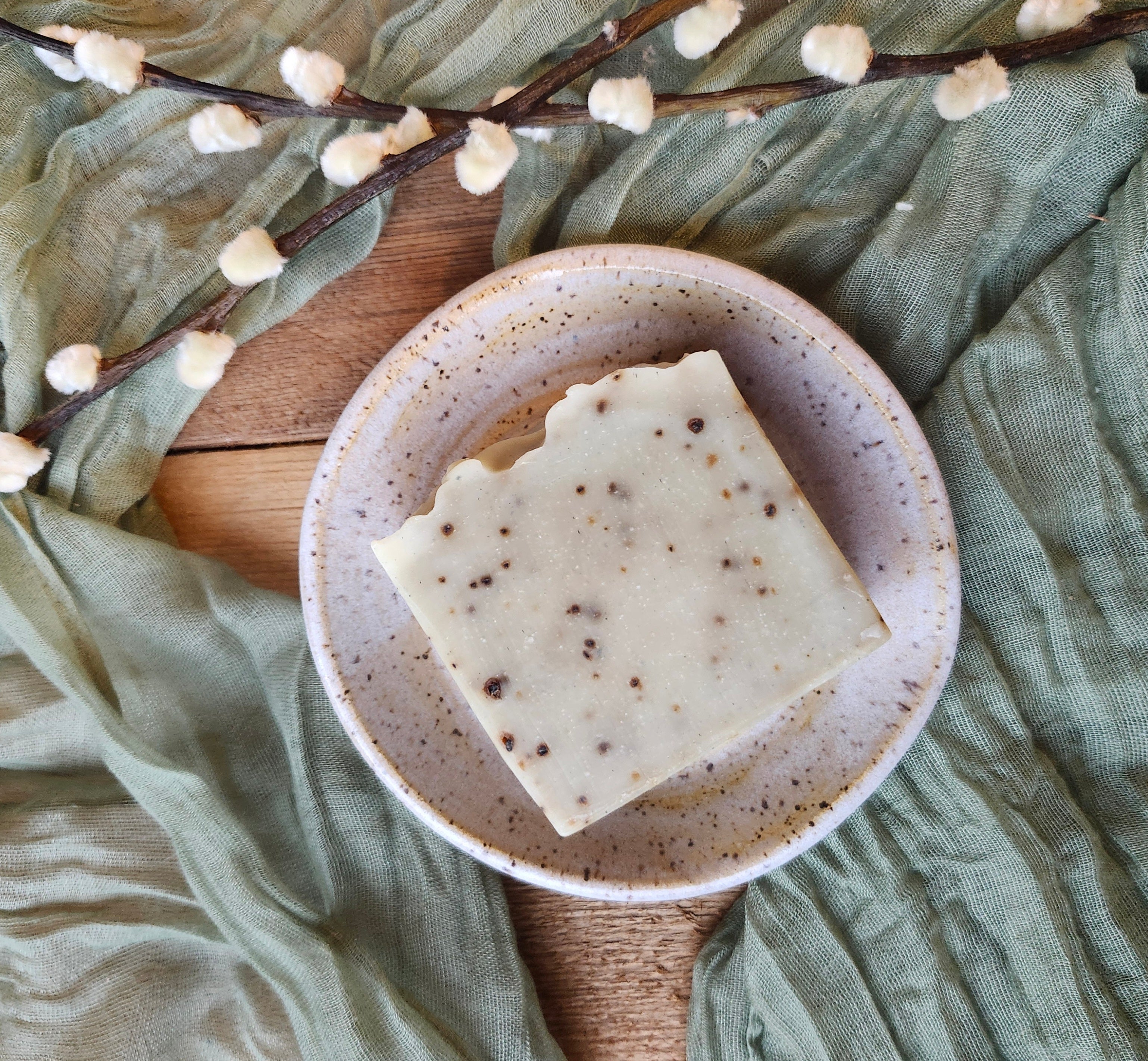 Soap Bar - Lemongrass Nettle Scrub (Gardener's Soap)