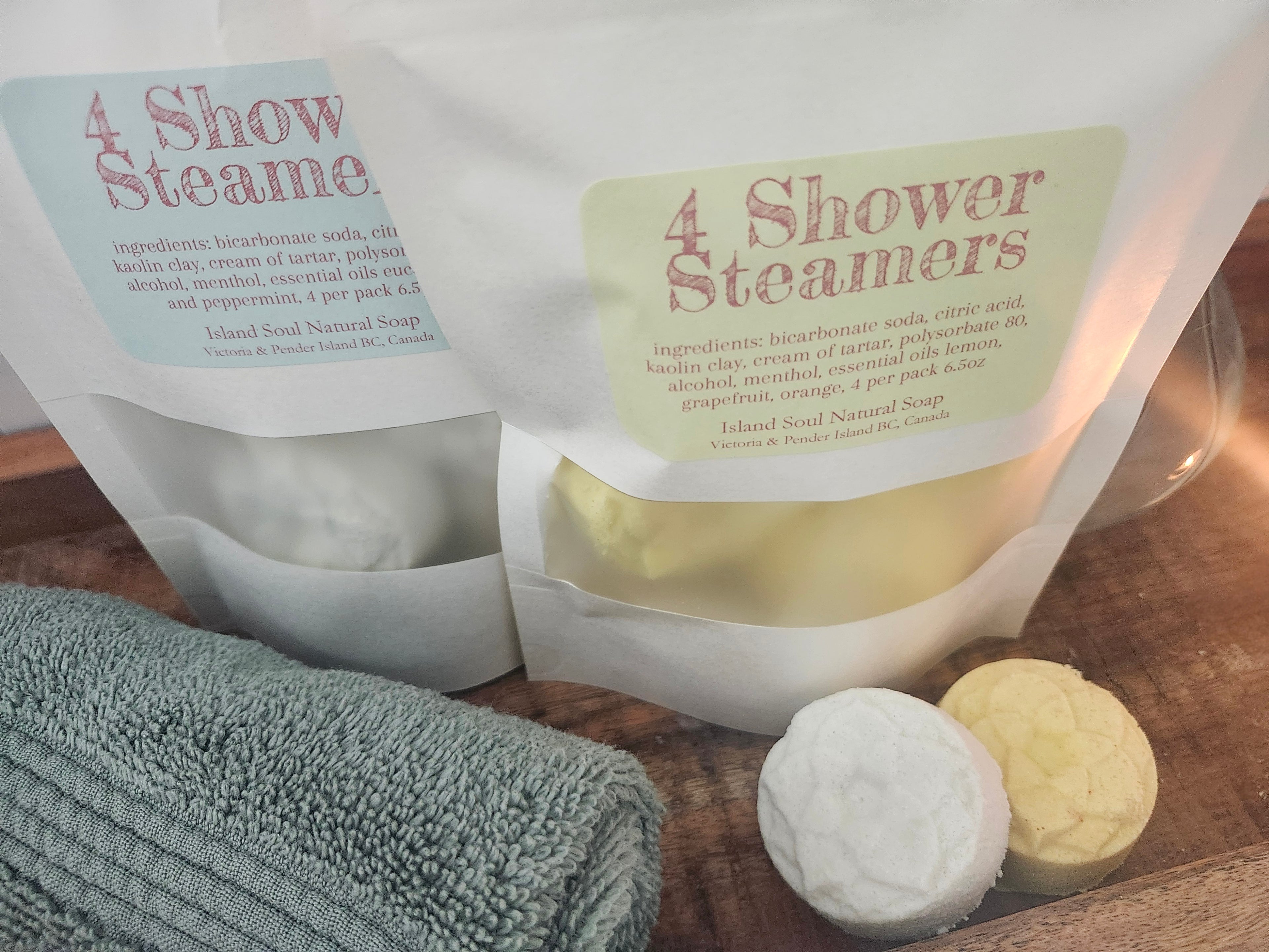 Shower Steamers - 4 pack CITRUS